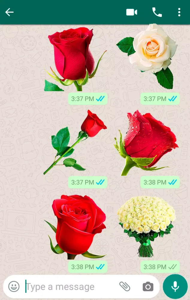Roses Stickers Screenshots