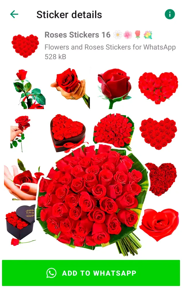 Roses Stickers Screenshots