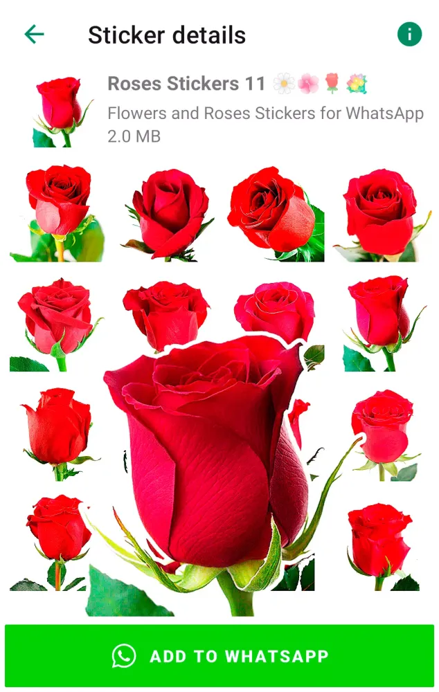 Roses Stickers Screenshots