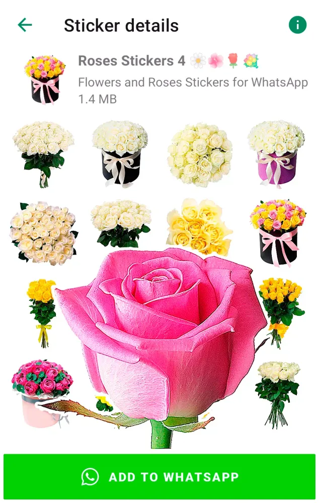 Roses Stickers Screenshots