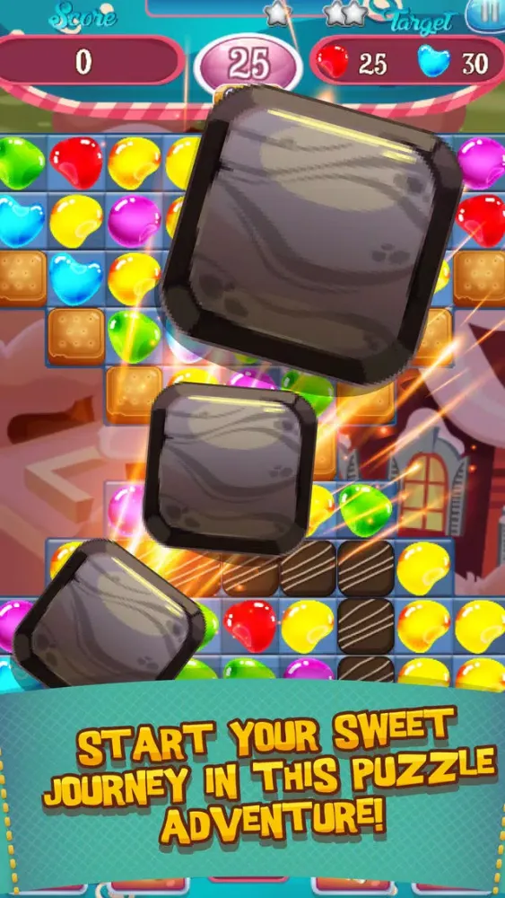 Maximum Candy Burst - Match The Same Color Candy To Burst This Puzzle Game स्क्रीनशॉट