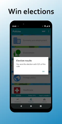 Politics Game - RandomNation স্ক্রিনশট