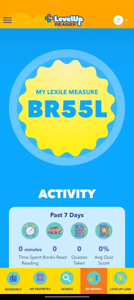 LevelUp Reader Screenshots