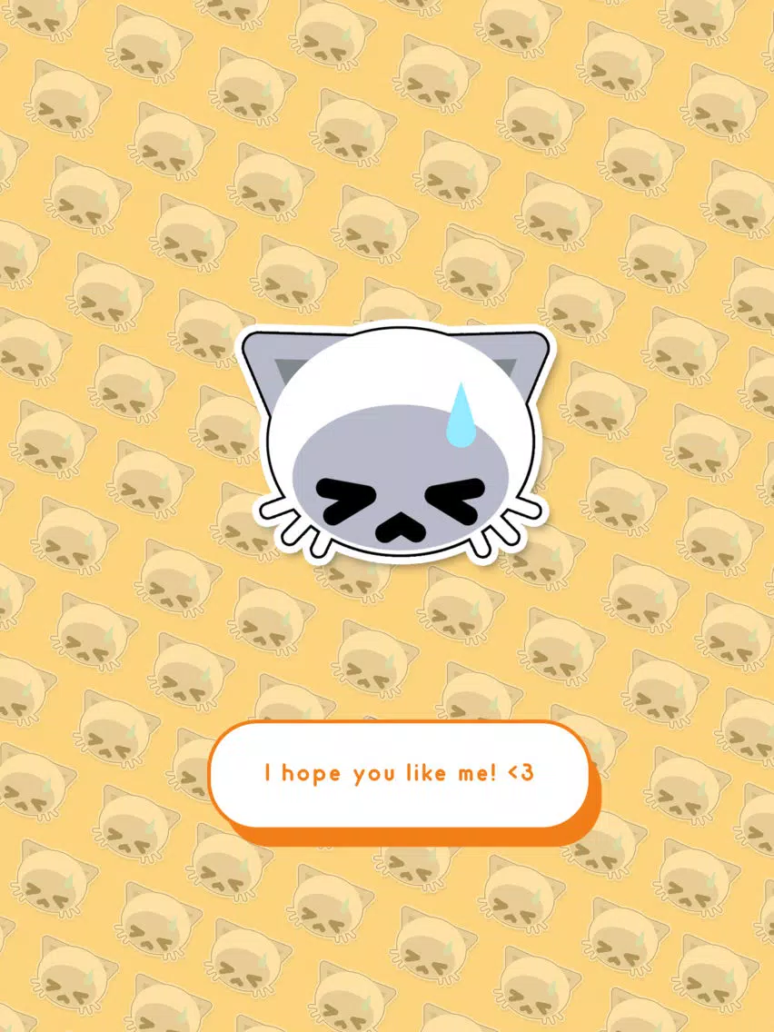 Gnocchi Animated Cat Stickers iPad  Screenshots