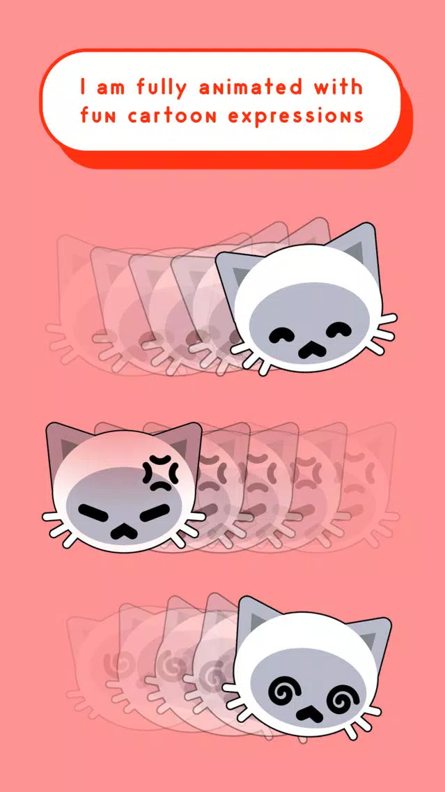 Gnocchi Animated Cat Stickers Screenshots