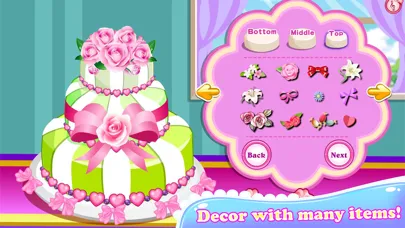 صور Rose Wedding Cake Cooking Game