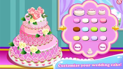 صور Rose Wedding Cake Cooking Game