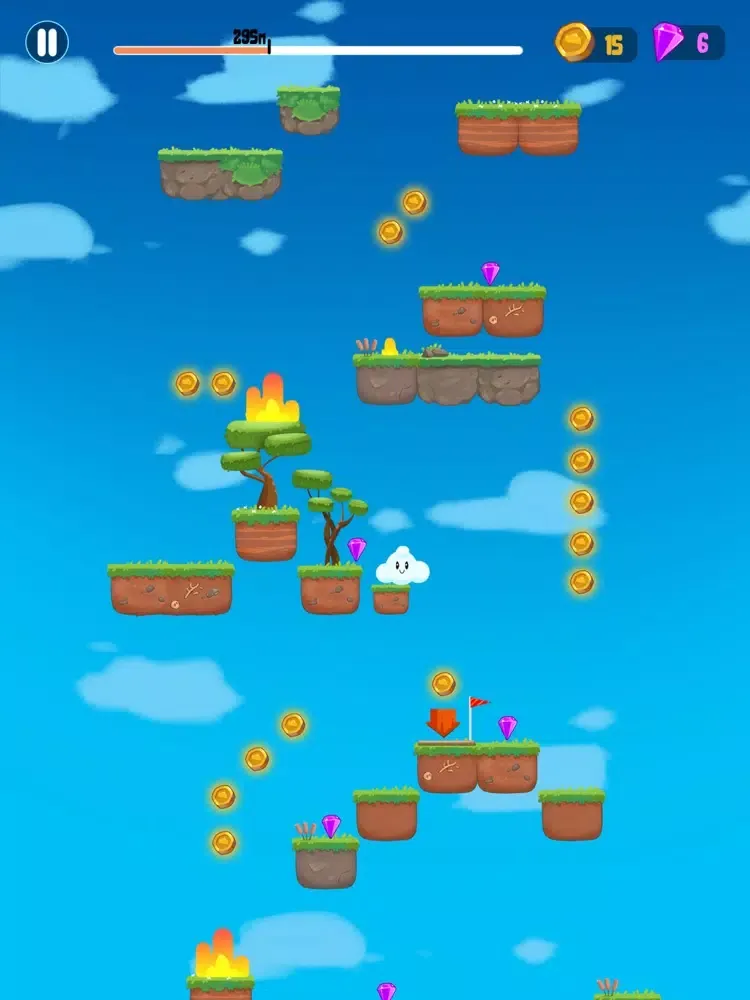 Ảnh chụp màn hình của Cloud Boy! iPad 
