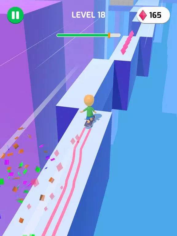 Skate Surfer 3D iPad  स्क्रीनशॉट