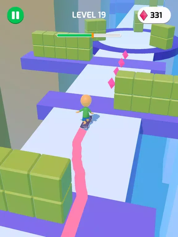 Skate Surfer 3D iPad  स्क्रीनशॉट