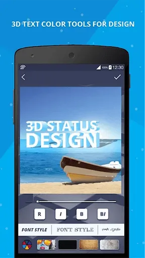 Zrzuty ekranu 3D Name on Pics - 3D Text