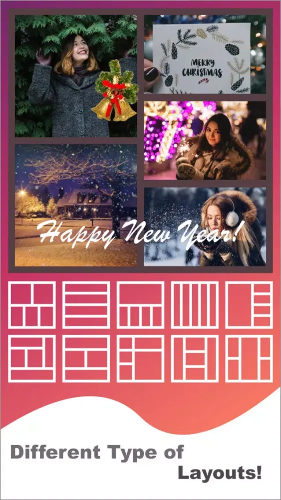 Tangkapan skrin Photo Collage & Grid Maker