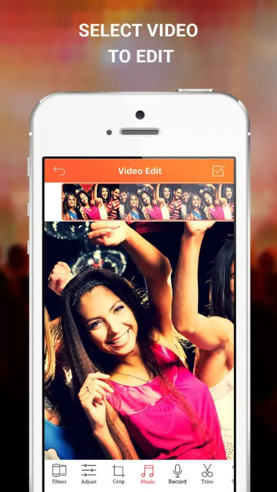 Video editor with music, movies maker, slow motion应用截图