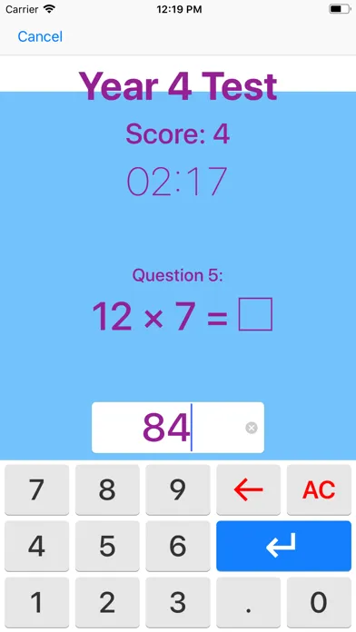 KS2 Times Tables स्क्रीनशॉट