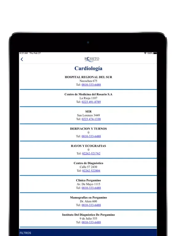 ROSSITO iPad 應用截圖
