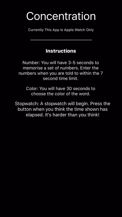 Tangkapan layar Concentration - Brain Training