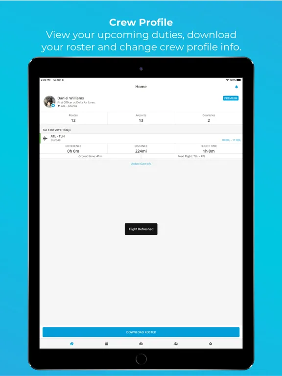 تصاویر RosterBuster Crew App iPad 