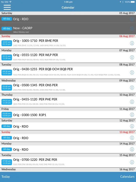 Roster Import iPad  سکرین شاٹس