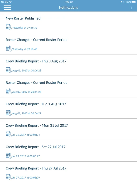 Roster Import iPad  سکرین شاٹس