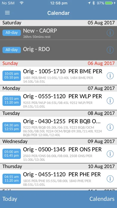 Roster Import سکرین شاٹس