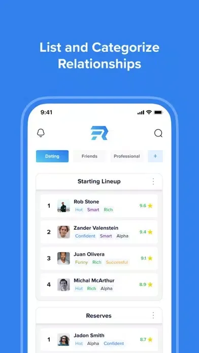 Tangkapan layar Rostr APP
