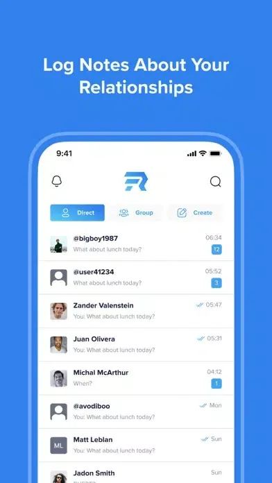 Tangkapan layar Rostr APP