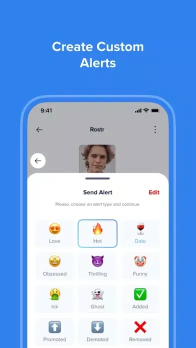 Tangkapan layar Rostr APP