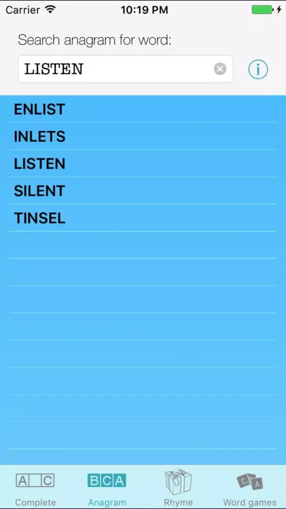 English Words स्क्रीनशॉट