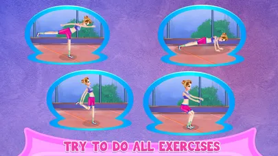 Capturas de tela do Crazy Mommy Fitness Test