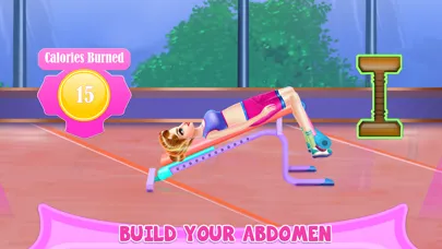 Capturas de tela do Crazy Mommy Fitness Test