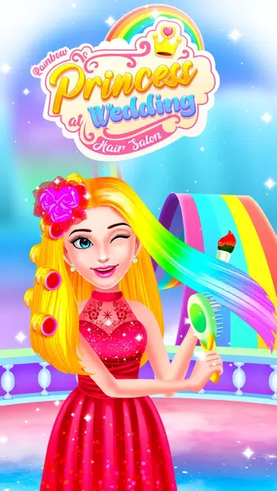Tangkapan skrin Princess at Wedding Hair Salon