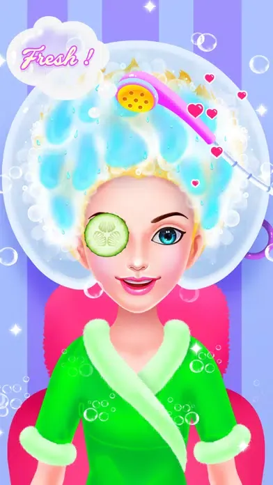 Tangkapan skrin Princess at Wedding Hair Salon