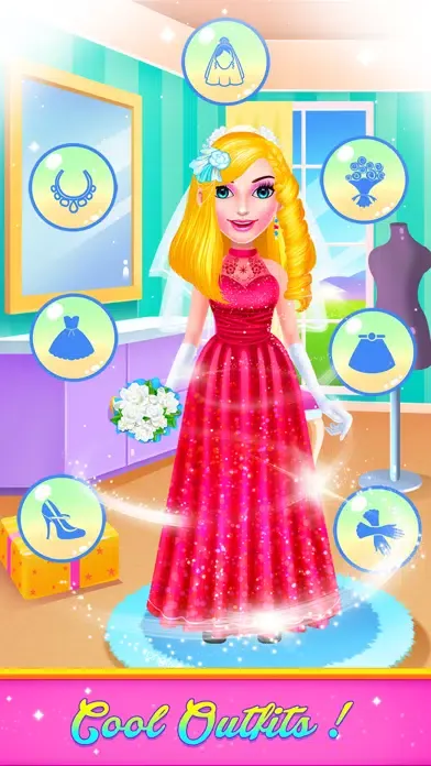 Tangkapan skrin Princess at Wedding Hair Salon