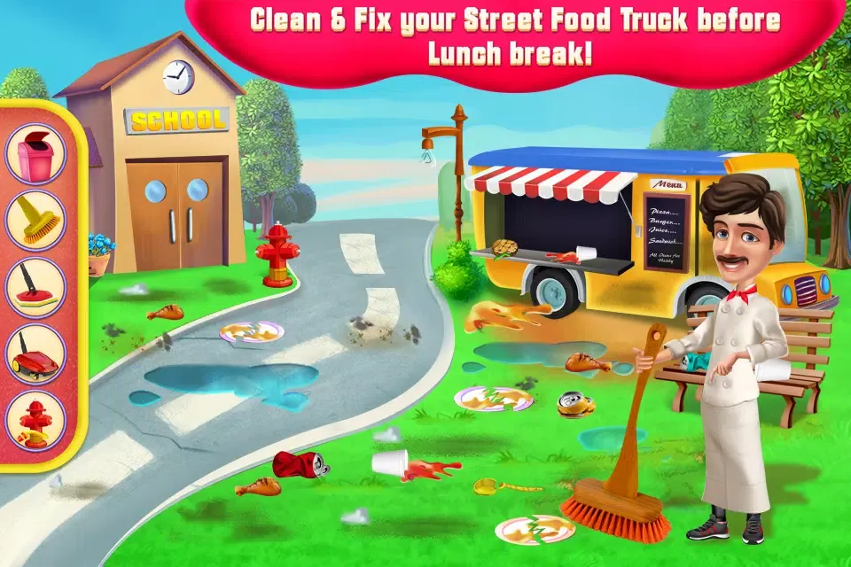 Captures d'écran de Food Truck Cooking & Cleaning