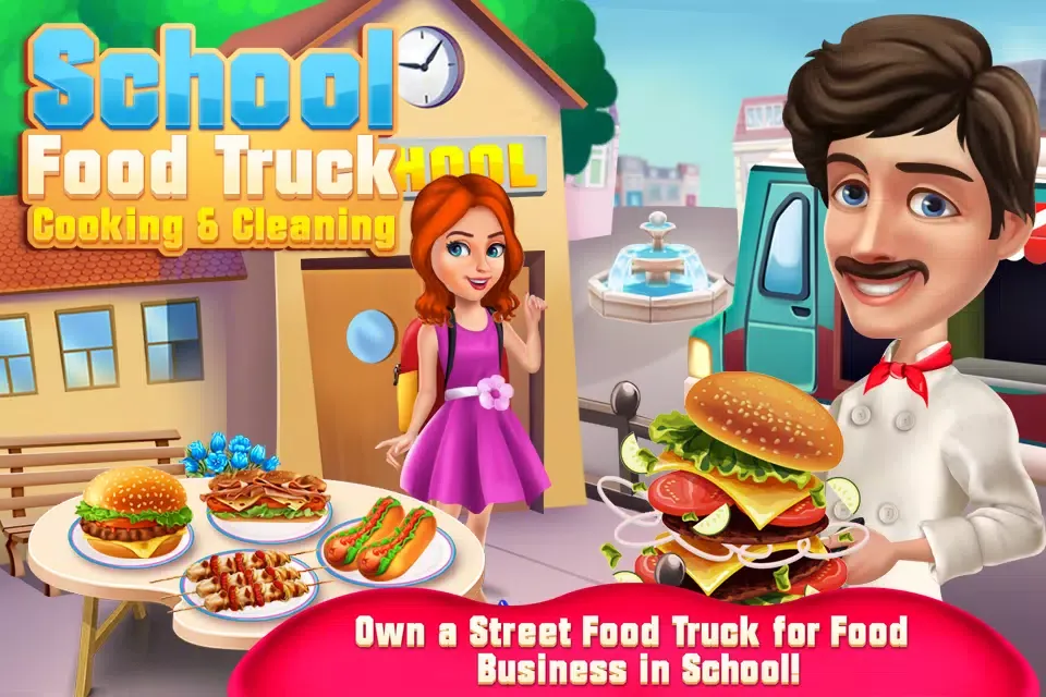 Captures d'écran de Food Truck Cooking & Cleaning