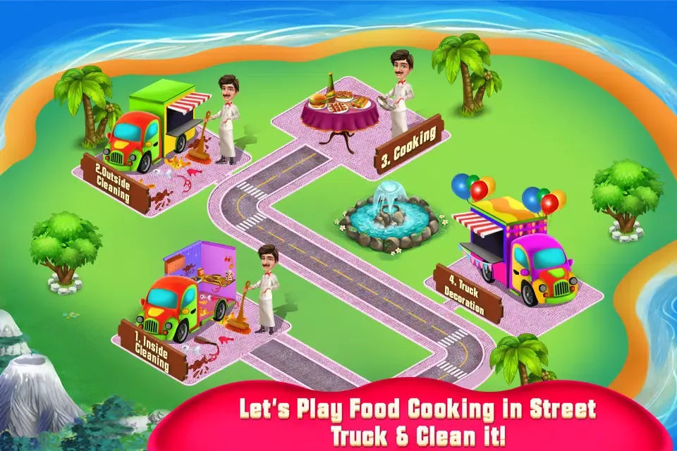 Captures d'écran de Food Truck Cooking & Cleaning