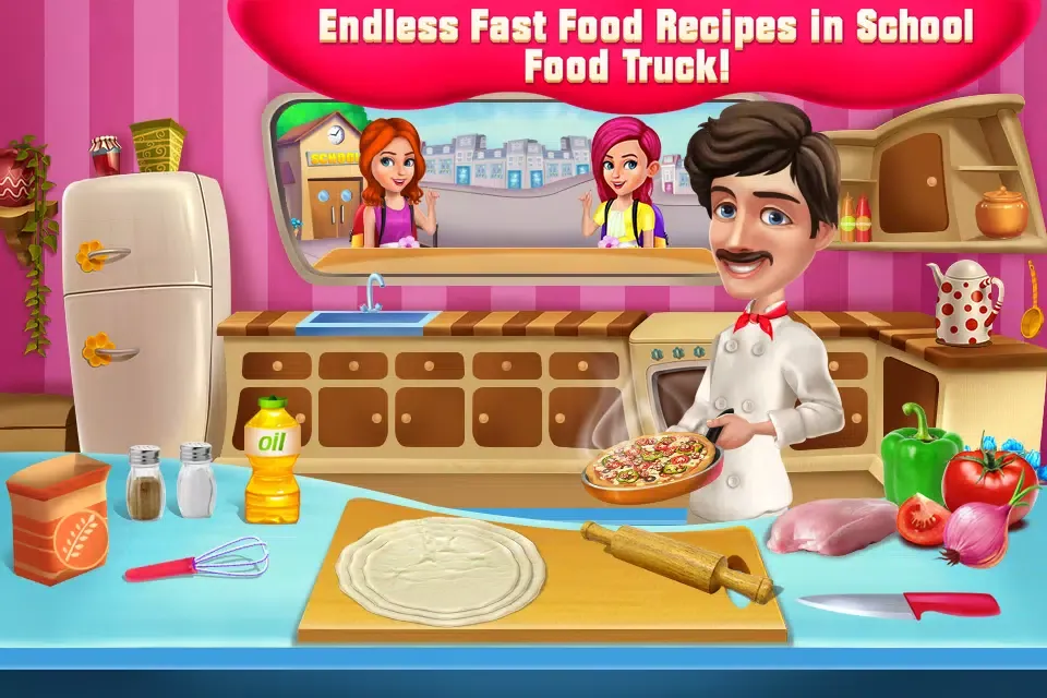 Captures d'écran de Food Truck Cooking & Cleaning