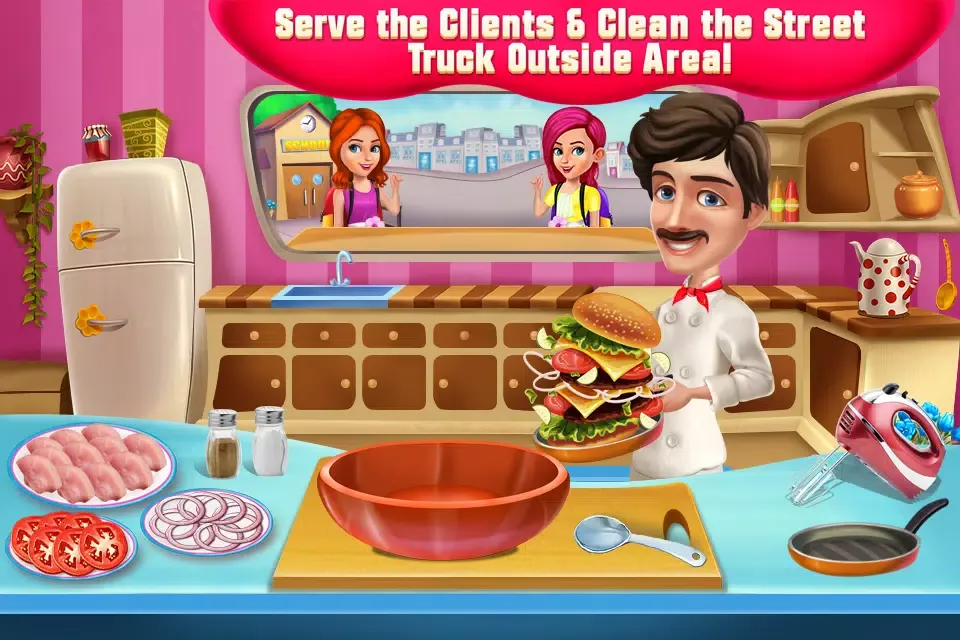 Captures d'écran de Food Truck Cooking & Cleaning