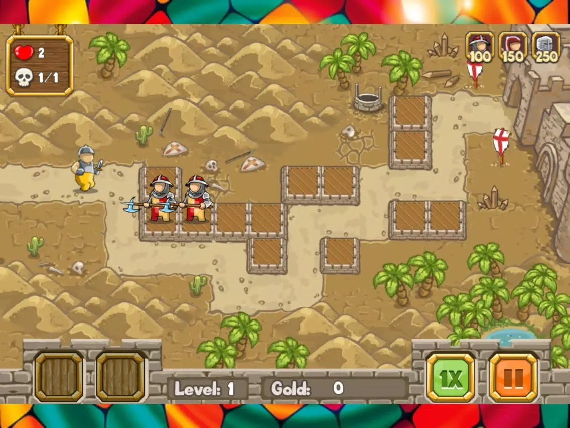 Capturas de tela do Crusader Defense 2 iPad 