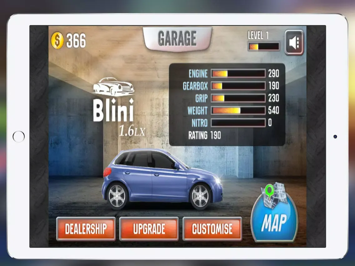 Tangkapan layar Mighty motors super speed iPad 