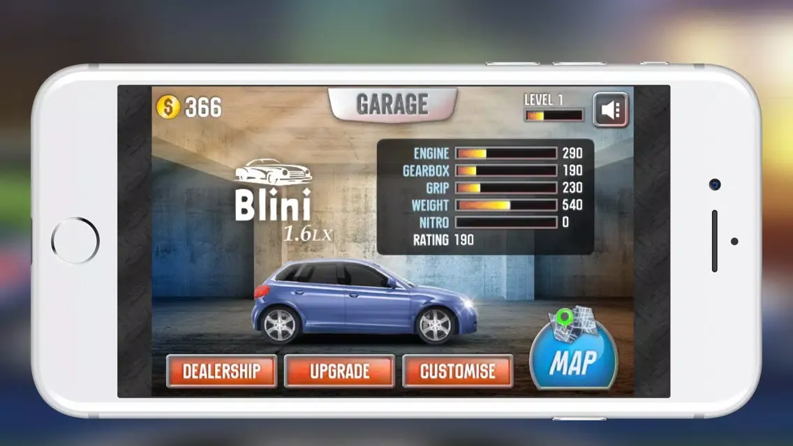 Tangkapan layar Mighty motors super speed