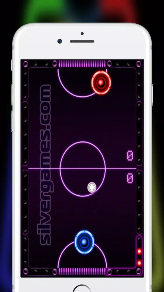 Capturas de pantalla de Glow Hockey 3 - Воздушный хоккей