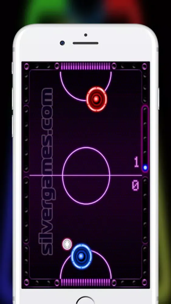 Capturas de pantalla de Glow Hockey 3 - Воздушный хоккей