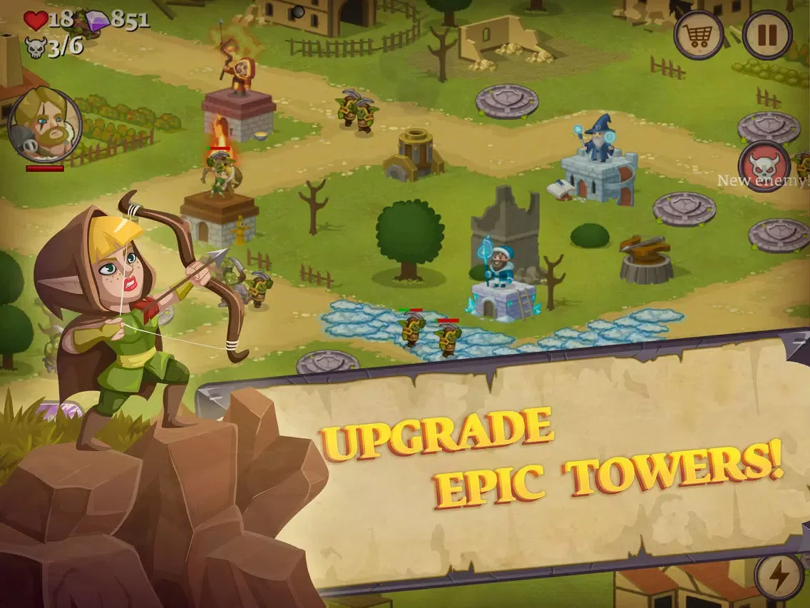 Clash Defense iPad  Screenshots