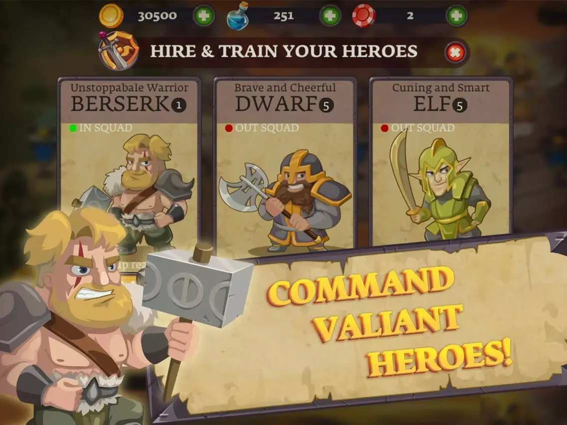 Clash Defense iPad  Screenshots