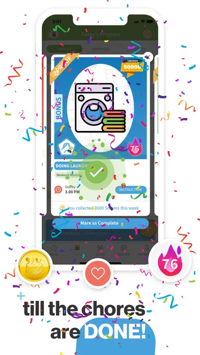 Captures d'écran de S'moresUp - Best Chores App