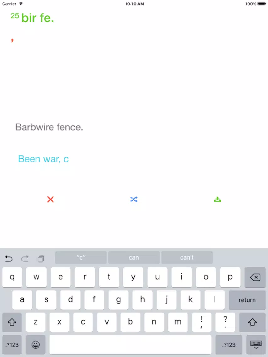 Скриншоты Anagramatizer - A simple tool for creating and saving anagrams. iPad 