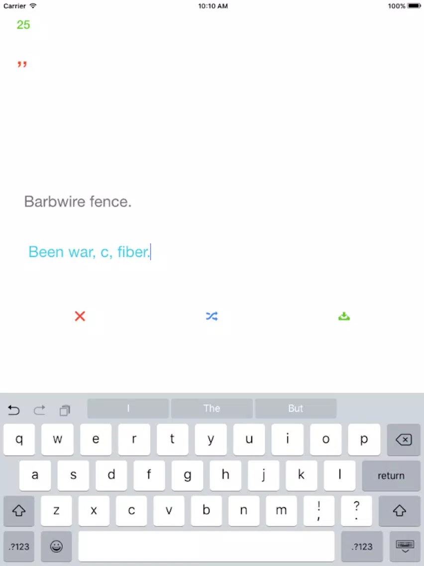 Скриншоты Anagramatizer - A simple tool for creating and saving anagrams. iPad 
