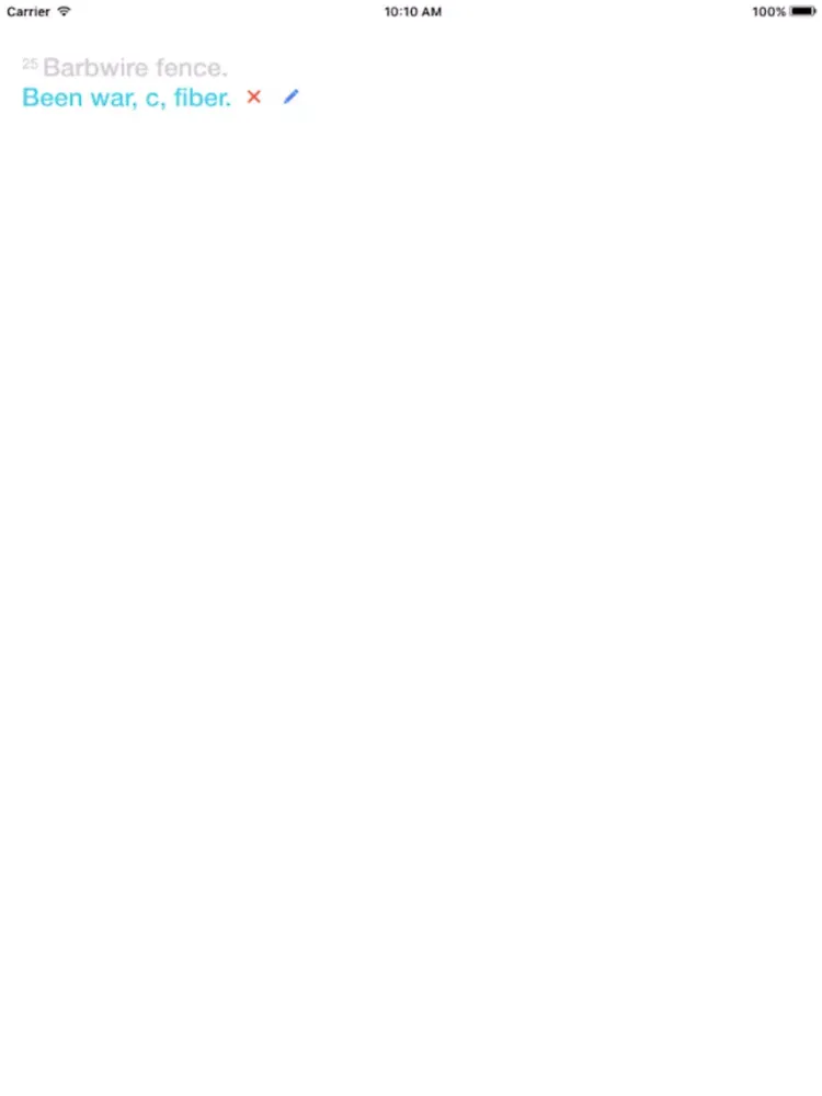 Anagramatizer - A simple tool for creating and saving anagrams. iPad  スクリーンショット