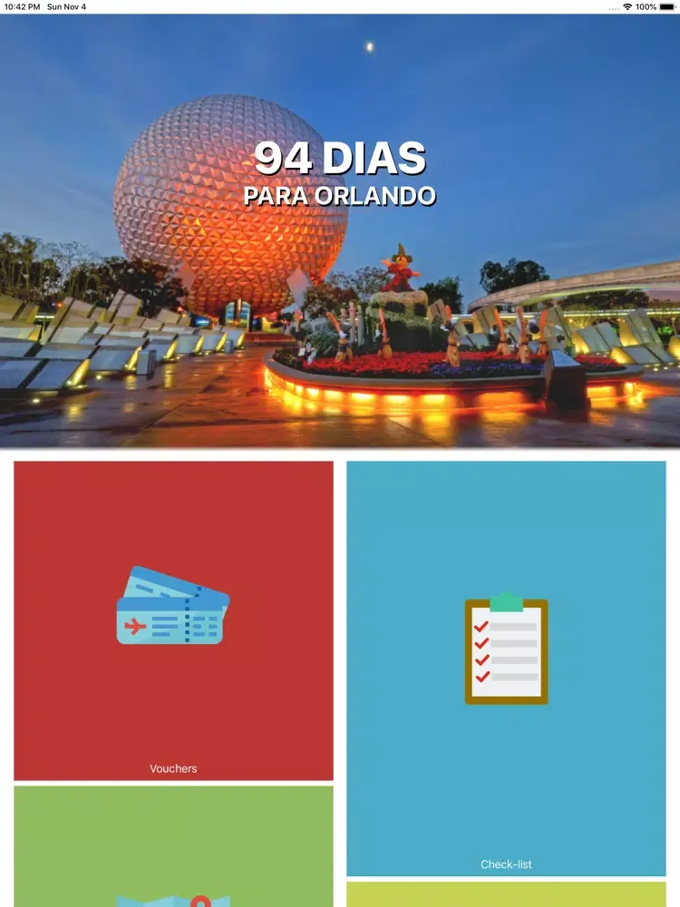 Roteiro em Orlando iPad  سکرین شاٹس